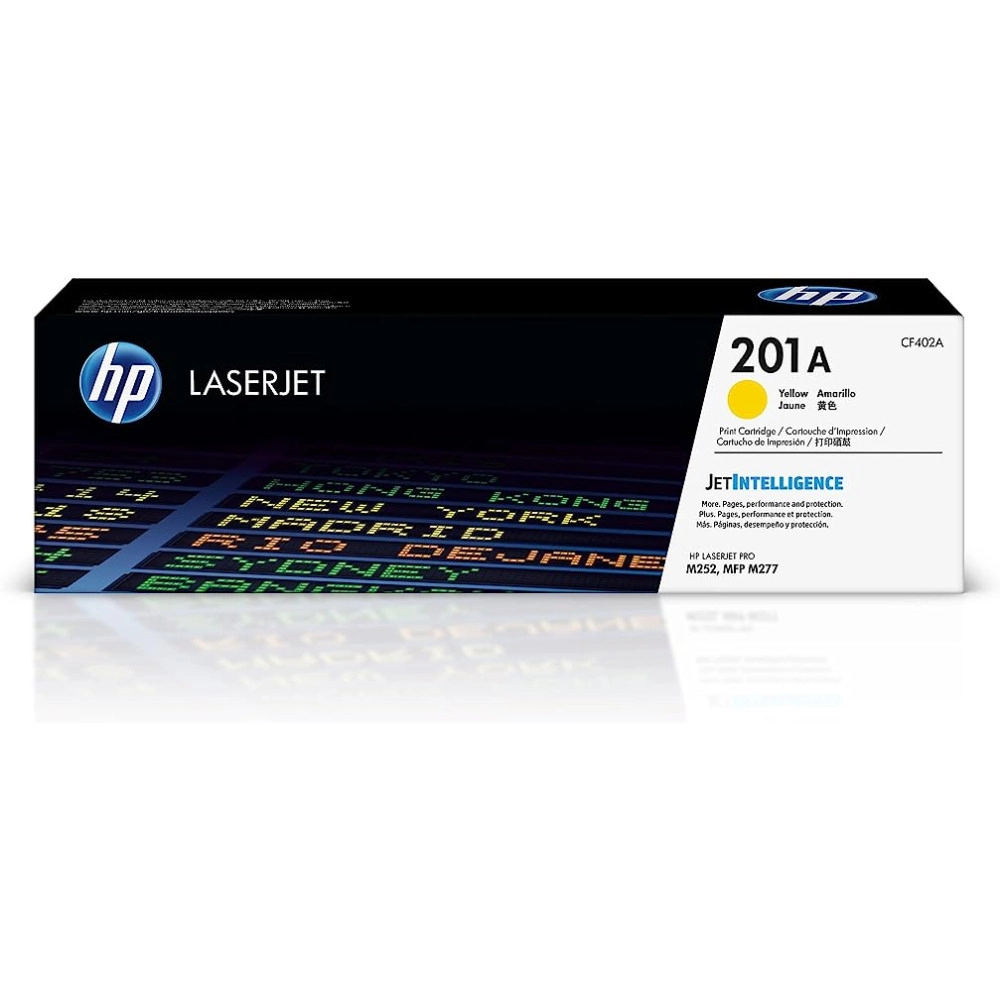 Hp 201A Yellow Original Laserjet Toner Cartridge [Cf402A] | Works With Pro M252, M274, M277 Printers