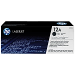 HP 12A Black LaserJet Toner Cartridge (Q2612A)
