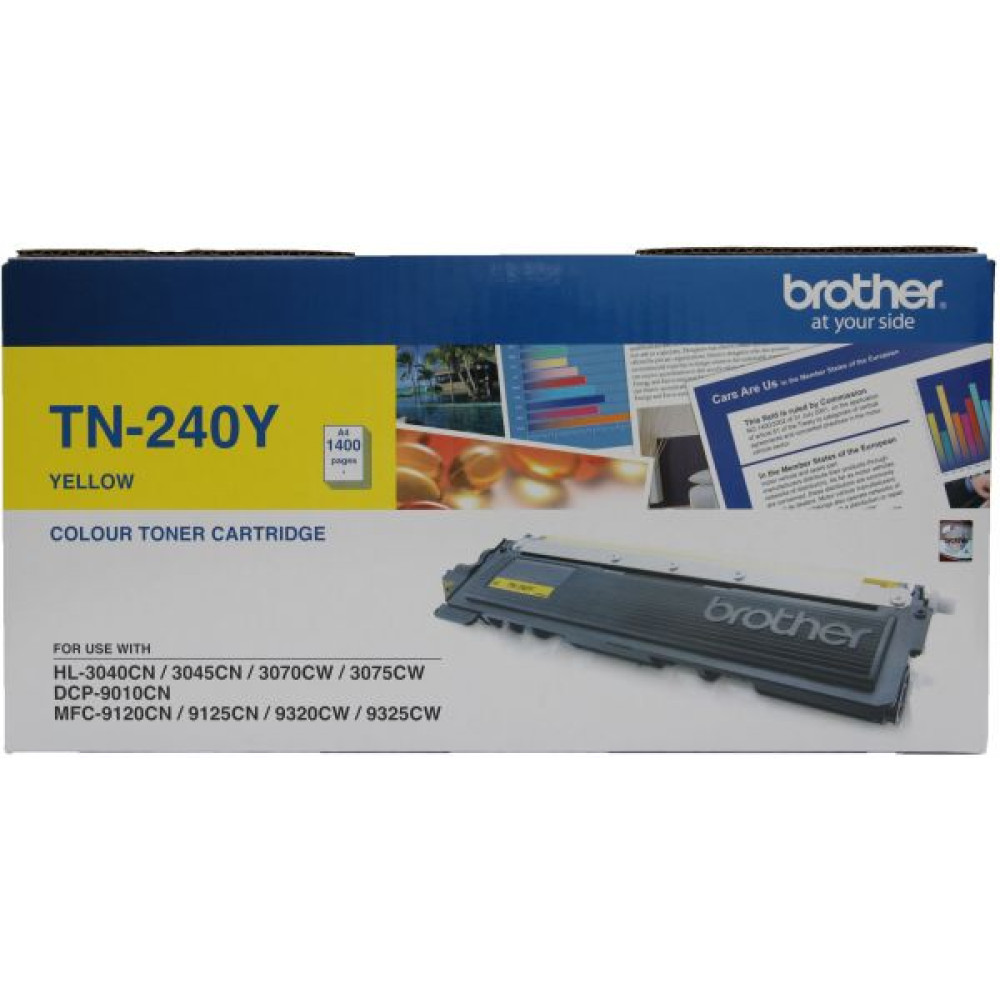 Brother Toner Cartridge, Yellow [TN240]