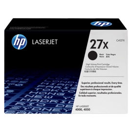   HP 27xBlack LaserJet Toner Cartridge (C4127x)