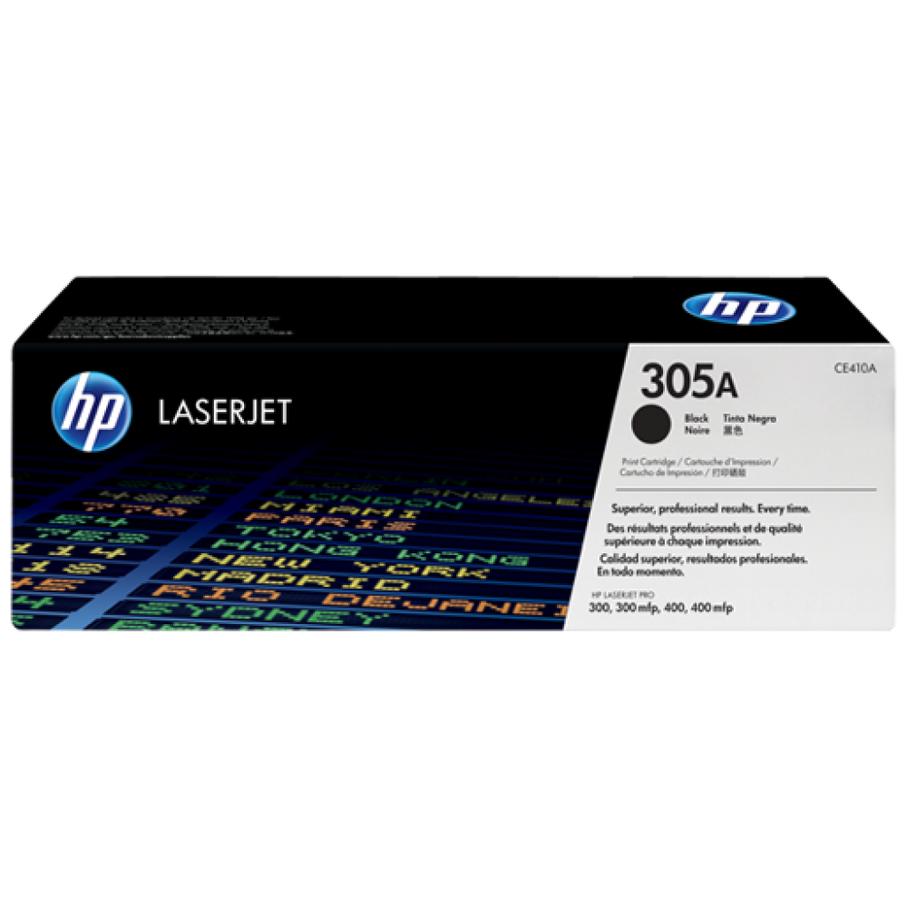 HP 305A Black LaserJet Toner Cartridge (ce410a)
