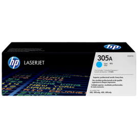 HP 305A Cyan LaserJet Toner Cartridge -CE411A