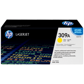 HP 309A Yellow LaserJet Toner Cartridge(Q2672A)