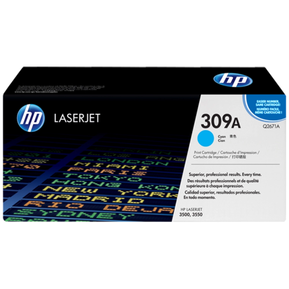 HP 309A Cyan LaserJet Toner Cartridge(Q2671 )