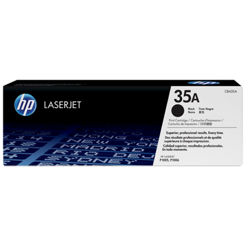 HP 35A - Dual Pack Black Original LaserJet Toner Cartridges (CB435AD)
