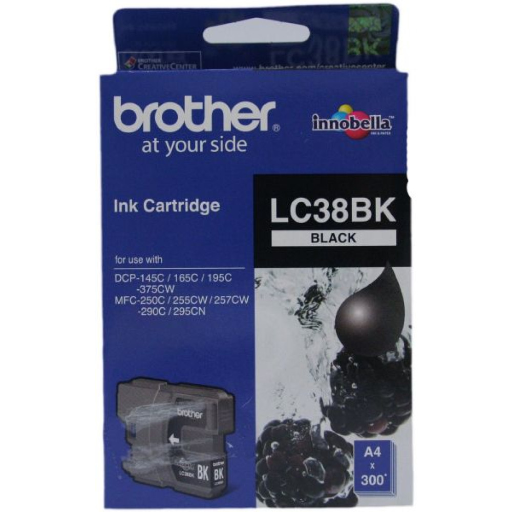 Brother LC-38 Ink Cartridge - Black by Brother