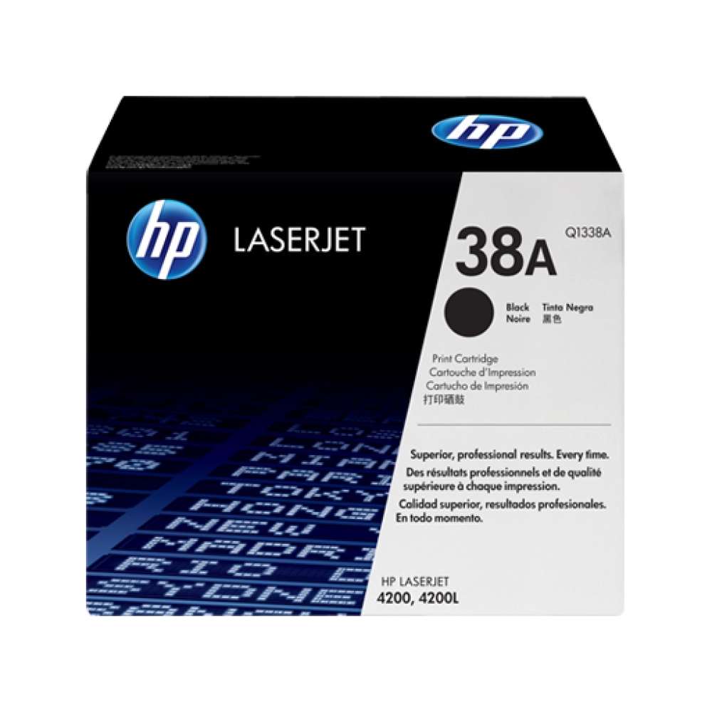HP 38A Black LaserJet Toner Cartridge