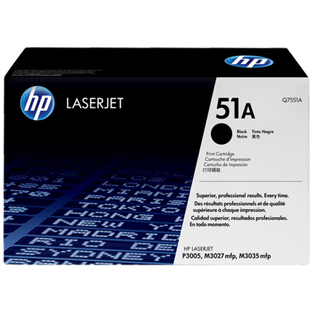  HP 51A Black LaserJet Toner Cartridge( Q7551A)
