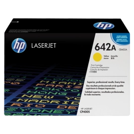 HP 642A  (CB402A) Yellow LaserJet Toner Cartridge