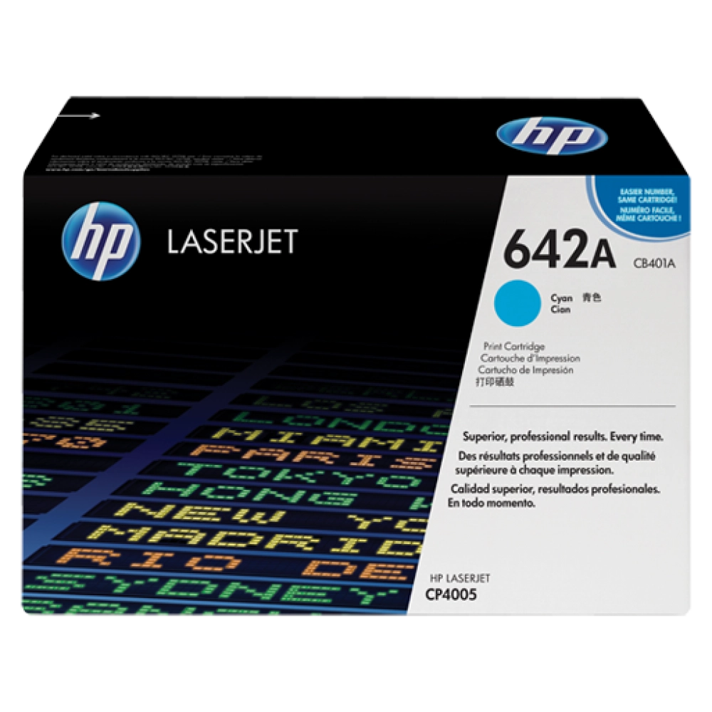 HP 642A (CB401) Cyan LaserJet Toner Cartridge