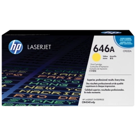 HP 646A Yellow LaserJet Toner Cartridge (CF032A)