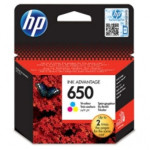HP 650 Tri-color Original Ink Cartridge