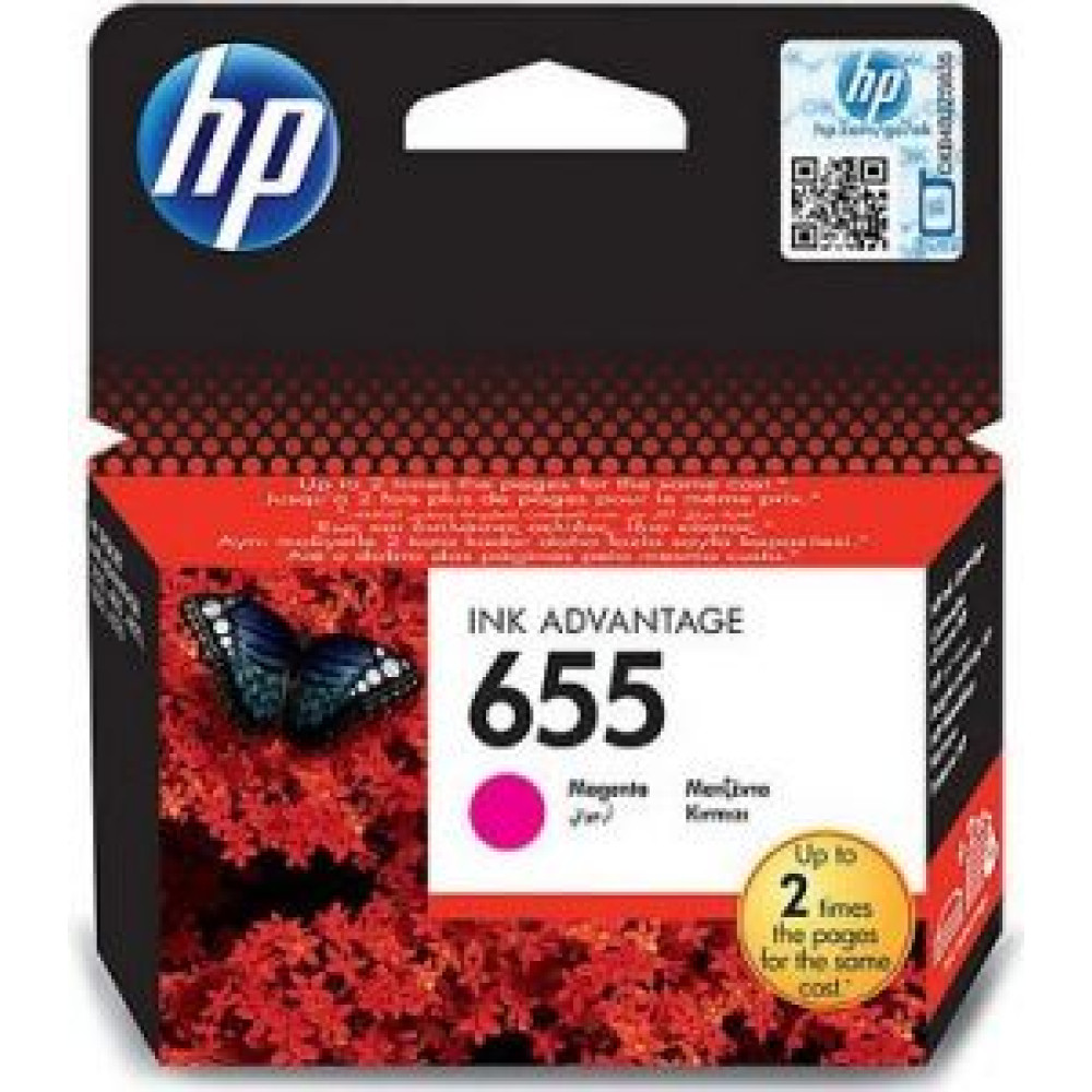HP 655 Magenta Original Ink Cartridge 
