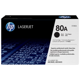 HP 80A Black LaserJet Toner Cartridge (CF280A)