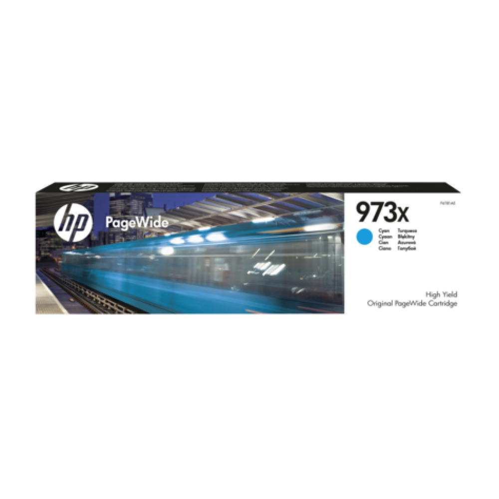 HP 973X High cyan Original PageWide Cartridge