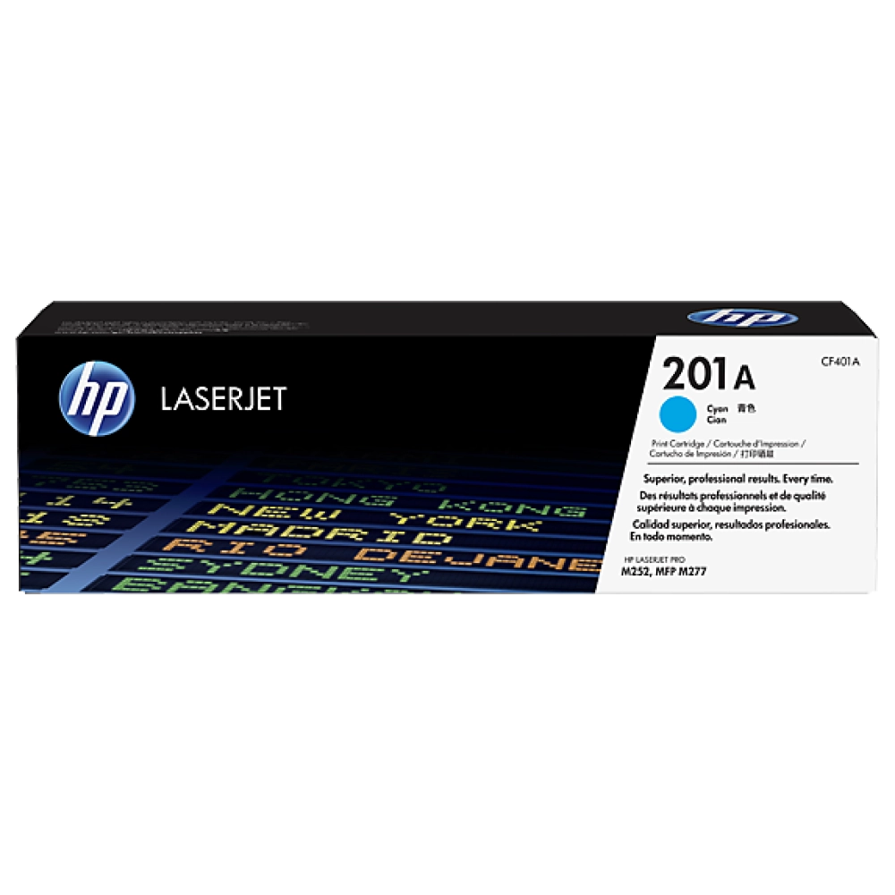 HP 201A Cyan Original LaserJet Toner Cartridge (CF401A)