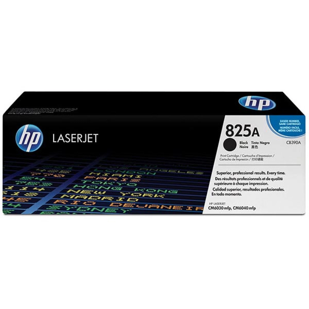 HP 825A Black Original LaserJet Toner Cartridge Print (CB390A)
