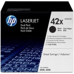 HP 42X Black Toner Cartridge (Q5942X), High Yield