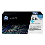 HP 124A Cyan Original LaserJet Toner Cartridge (Q6001A)