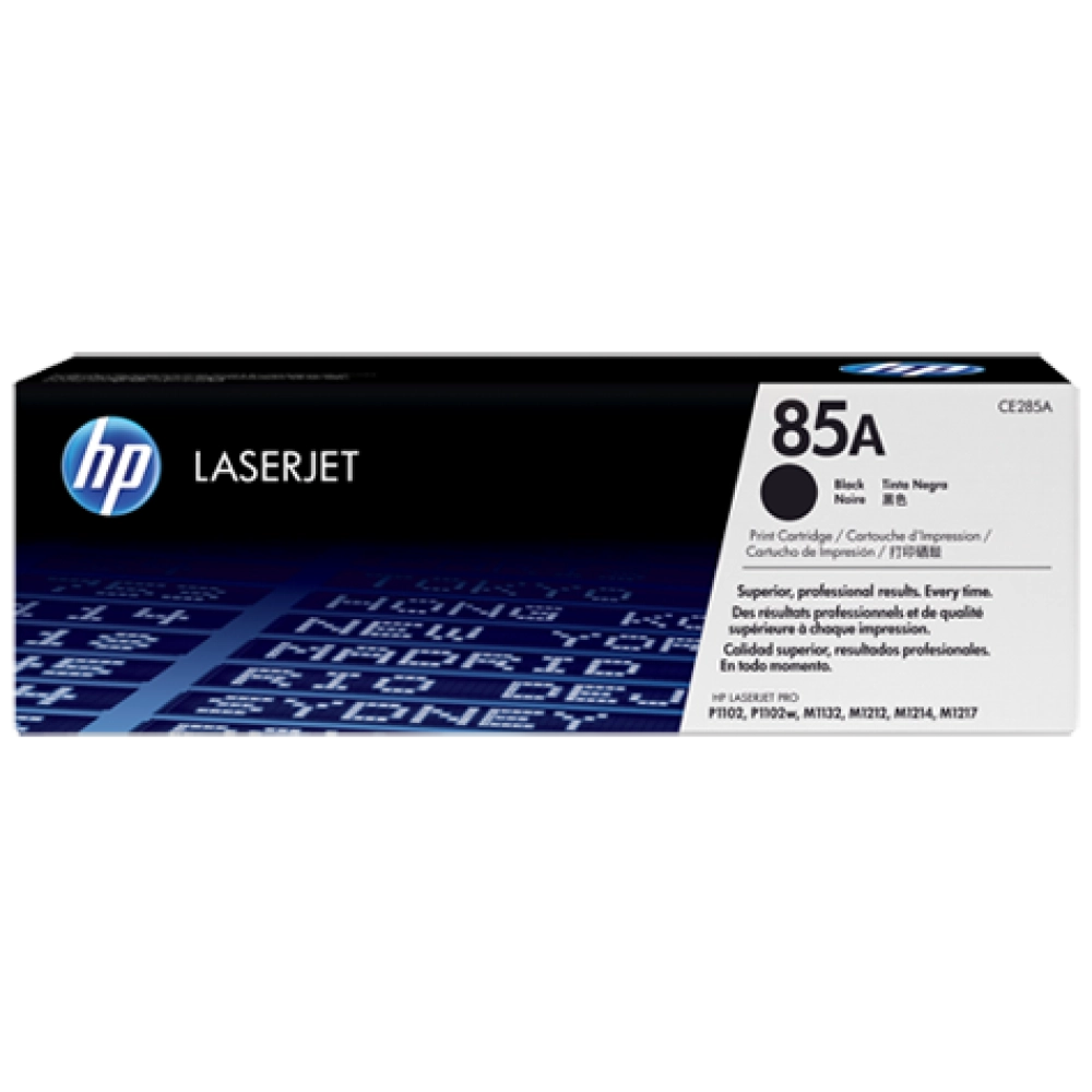 HP 85A Black Original LaserJet Toner Cartridge (CE285A)