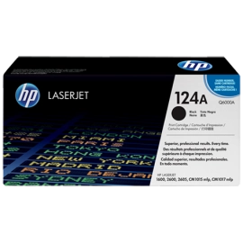 HP 124A Black Original LaserJet Toner Cartridge (Q6000A)