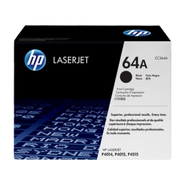 HP 64A Black Original LaserJet Toner Cartridge (CC364A)
