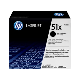 HP 51X High Yield Black Original LaserJet Toner Cartridge (Q7551X)