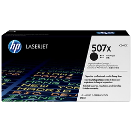 HP 507X High Yield Black Original LaserJet Toner Cartridge (CE400X)
