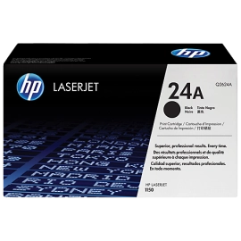 HP 24A Black Original LaserJet Toner Cartridge (Q2624A)