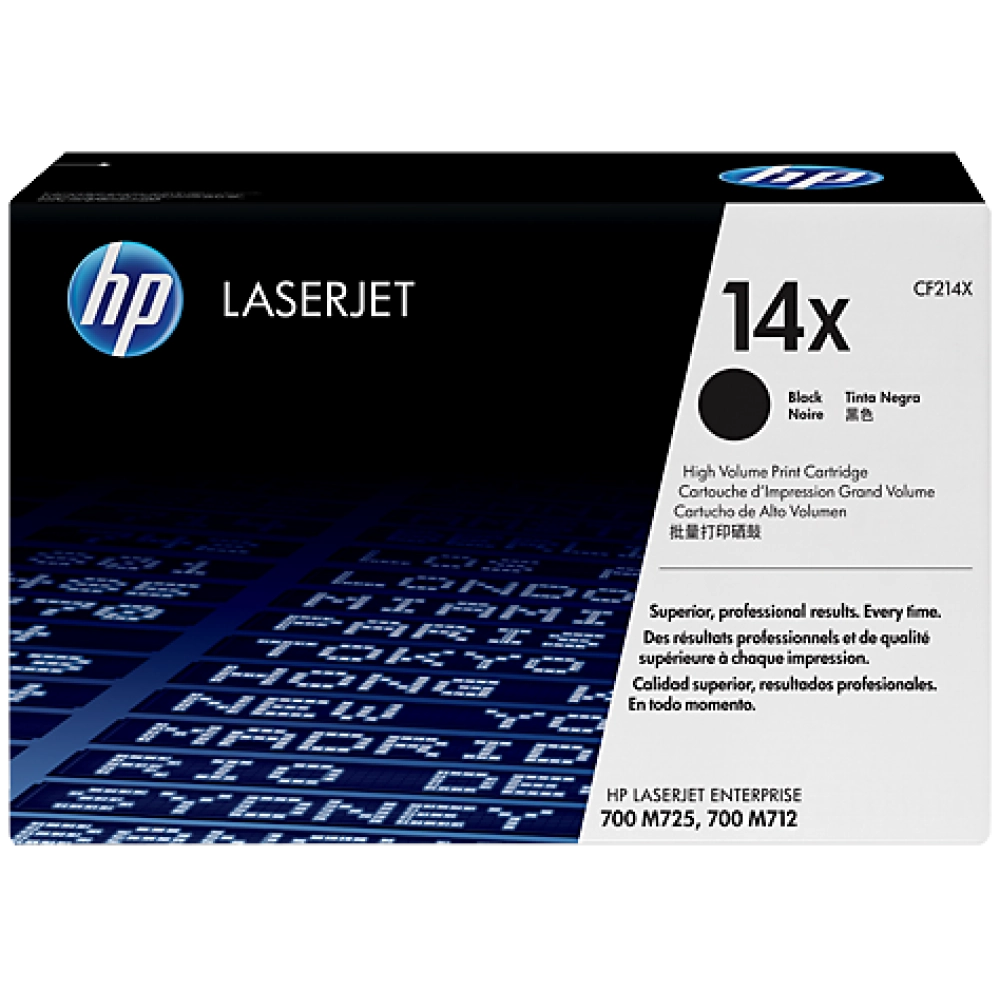 HP 14X High Yield Black Original LaserJet Toner Cartridge (CF214X)