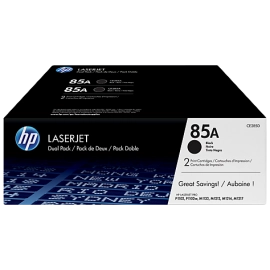 HP 85A 2-pack Black Original LaserJet Toner Cartridges (CE285AD)