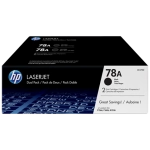 HP 78A Twin Pack Black Original LaserJet Toner Cartridges (CE278AD)