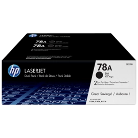 HP 78A Twin Pack Black Original LaserJet Toner Cartridges (CE278AD)