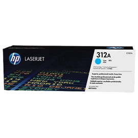 HP 312A Cyan Original LaserJet Toner Cartridge (CF381A)