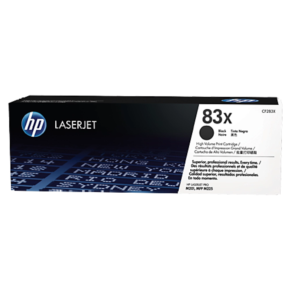 HP 83AX High Yield Black Original LaserJet Toner Cartridge (CF283AX)
