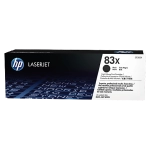 HP 83AX High Yield Black Original LaserJet Toner Cartridge (CF283AX)