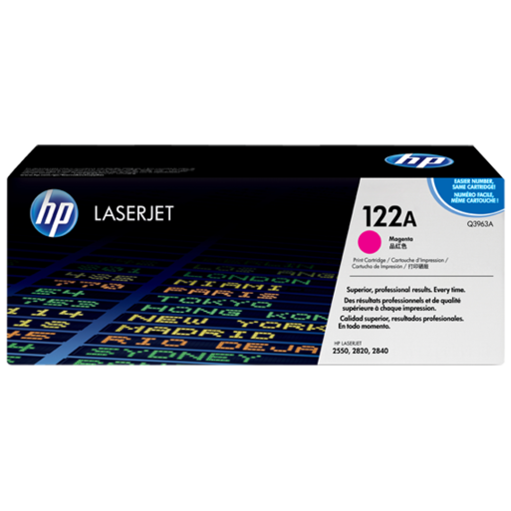 HP 122A (Q3963) Magenta LaserJet Toner Cartridge