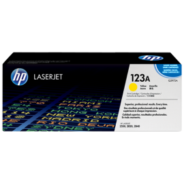 HP 123A (Q3972A) Yellow LaserJet Toner Cartridge