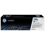 HP 128A (CE321) Cyan LaserJet Toner Cartridge