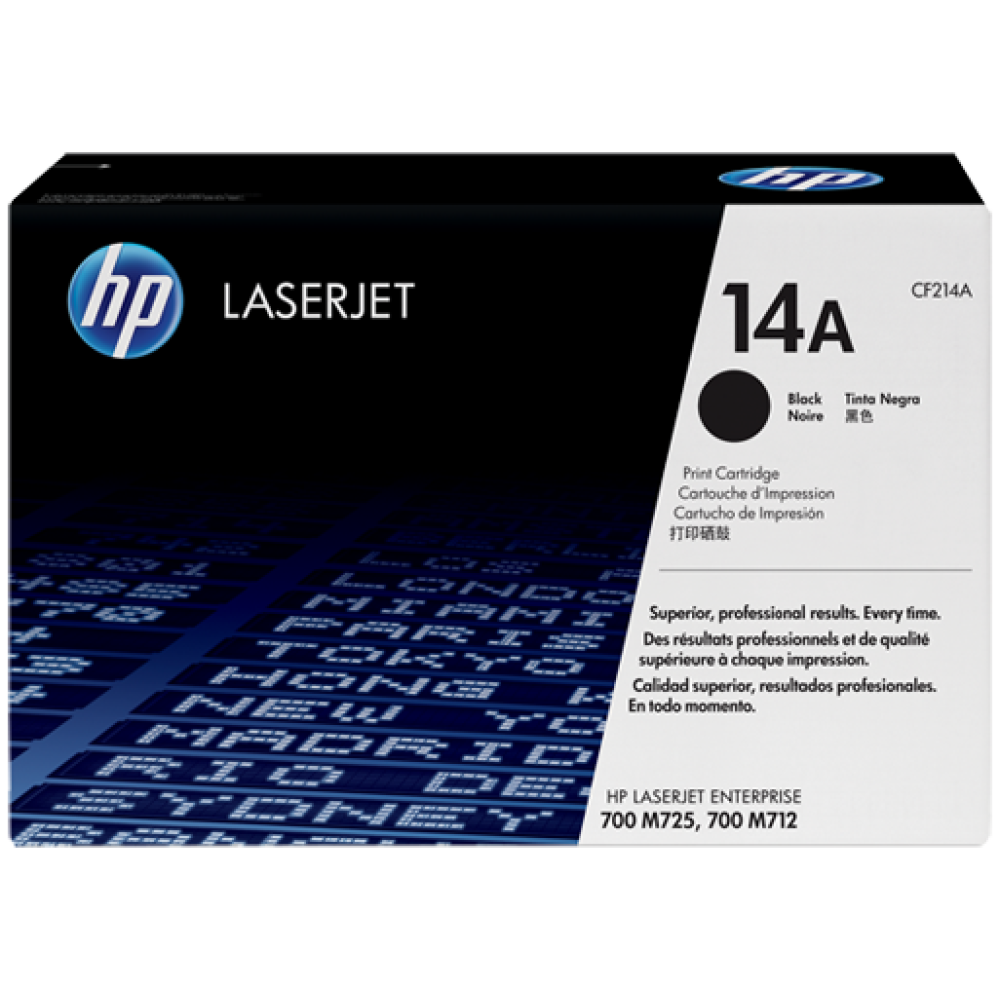 HP 14A (CF214A) Black LaserJet Toner Cartridge
