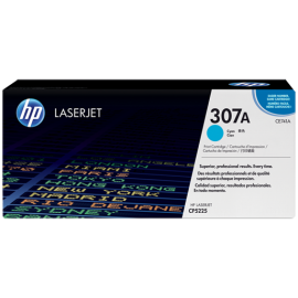 HP 307A (CE 741 ) Cyan LaserJet Toner Cartridge