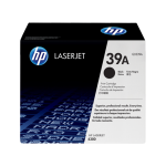 HP 39A Black LaserJet Toner Cartridge
