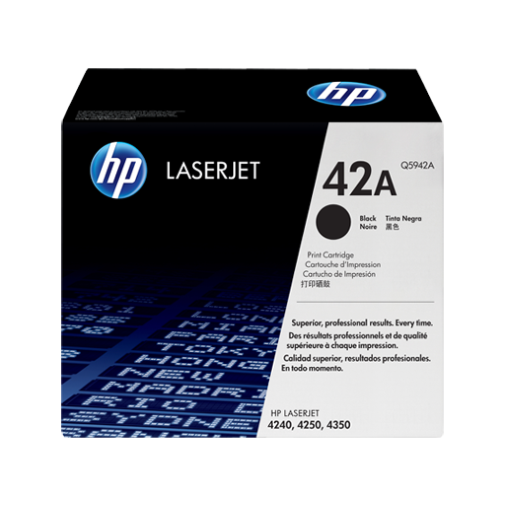 HP 42A Black LaserJet Toner Cartridge