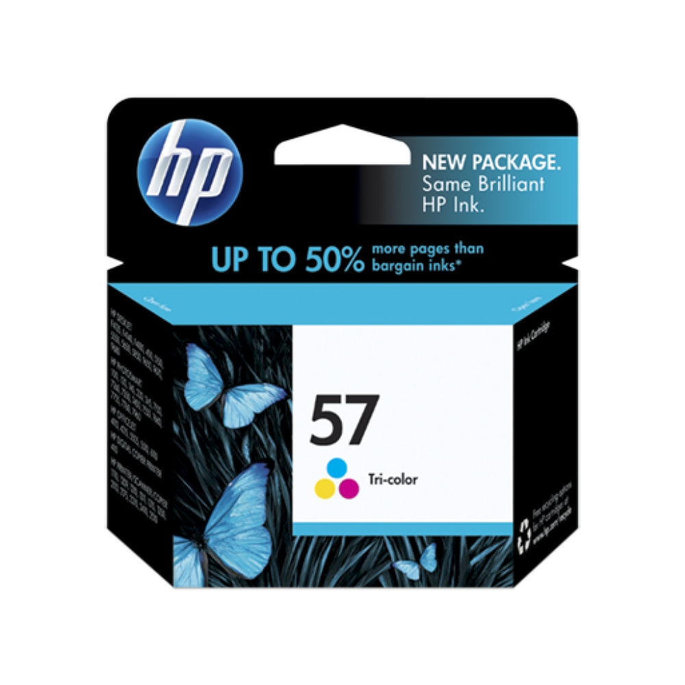 HP 57 Tri-color Original Ink Cartridge
