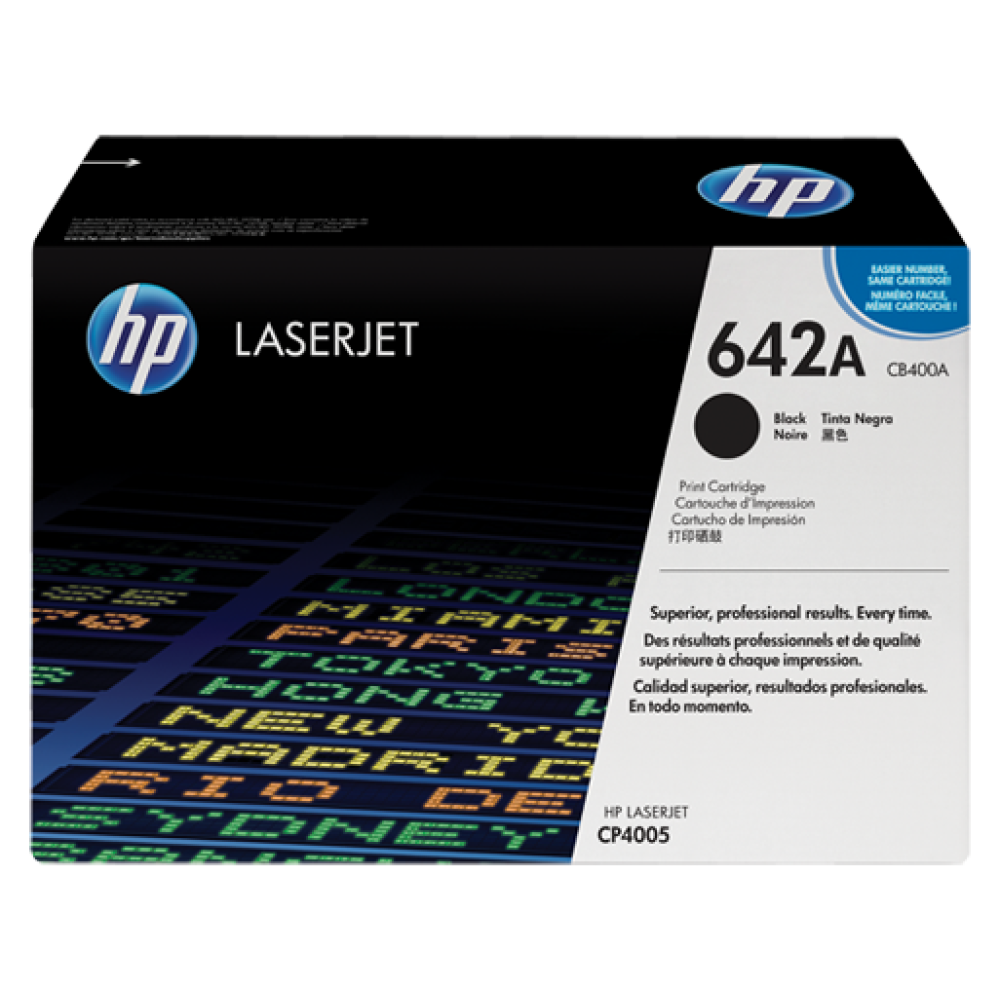 HP 642A  (CB400) Black LaserJet Toner Cartridge