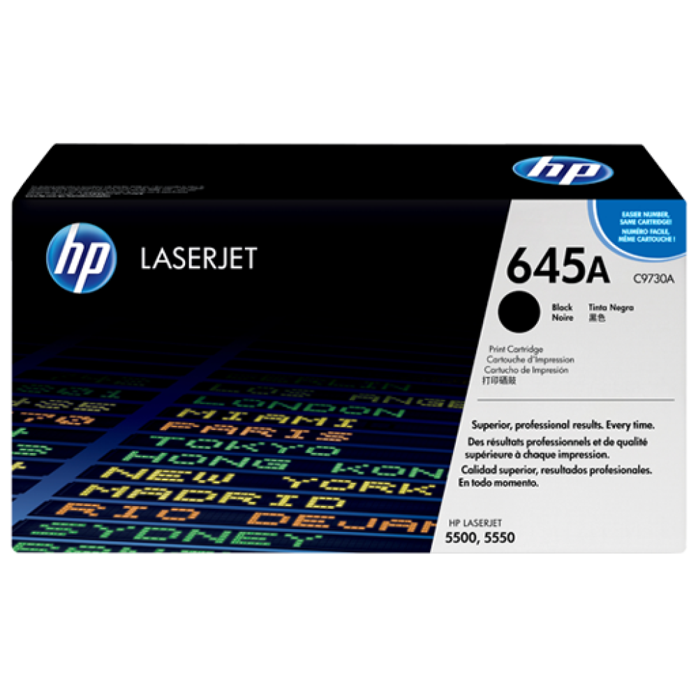 HP 645A Black LaserJet Toner Cartridge