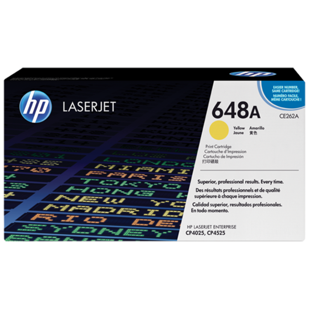 HP 648A( CE262A) Yellow LaserJet Toner Cartridge