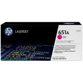 HP 651 (CE342  -MFP M775) Magenta LaserJet Toner Cartridge