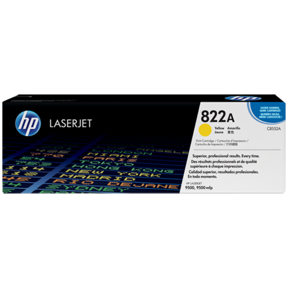 HP 822A Yellow LaserJet Toner Cartridge