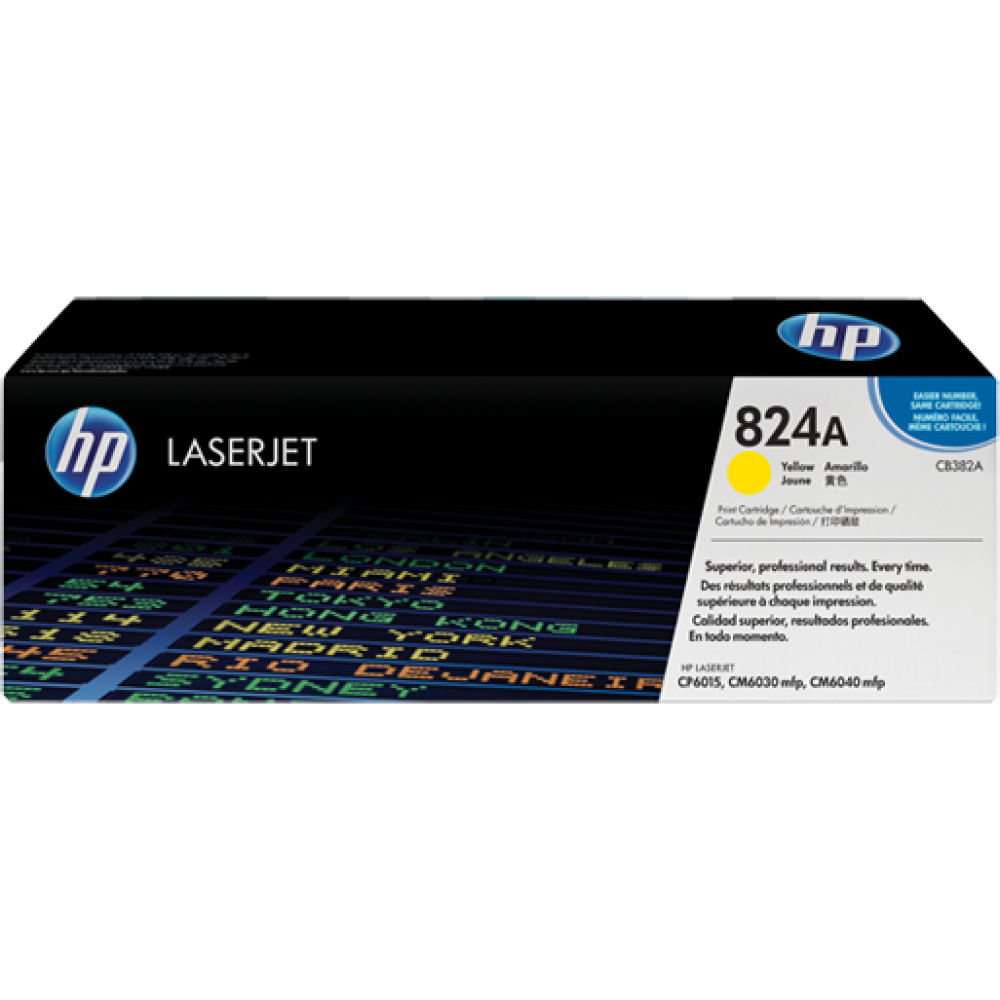 HP 824A (CB382A)Yellow LaserJet Toner Cartridge